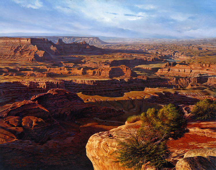 R. Geoffrey Blackburn Red Canyons oil painting