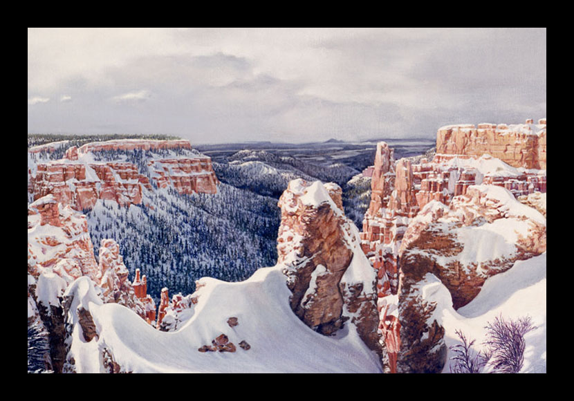 R. Geoffrey Blackburn"Bryce Canyon" oil painting