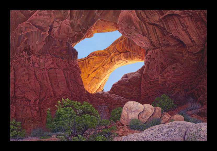 R. Geoffrey Blackburn"Indian Summer" oil painting