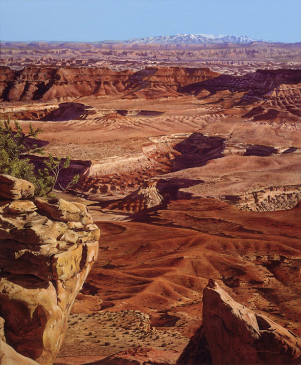 R. Geoffrey Blackburn Desert Canyons oil painting