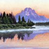 R. Geoffrey Blackburn Floating Bird oil painting index