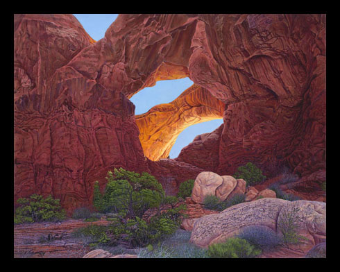 R. Geoffrey Blackburn Indian Summer oil painting