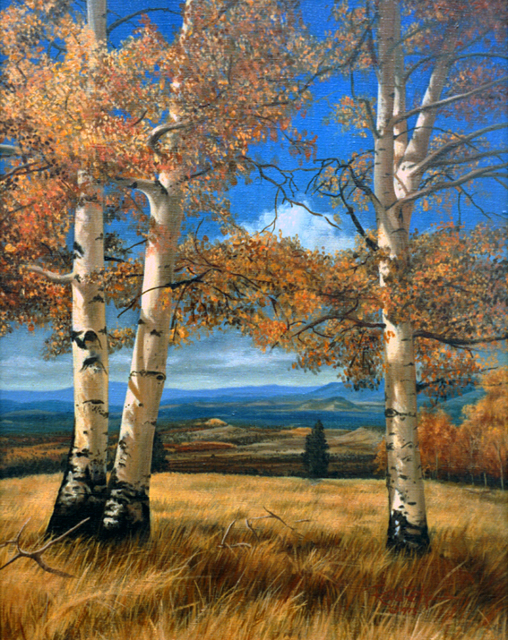 R. Geoffrey Blackburn Moab Autumn oil painting