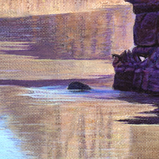 R. Geoffrey Blackburn-Soaring the Colorado oil painting detail-2