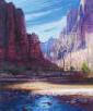 R. Geoffrey Blackburn Spires of Zion oil painting