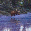 R. Geoffrey Blackburn Teton Dawn oil painting detail link