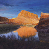 R. Geoffrey Blackburn Twilight on the Colorado oil painting index