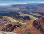 R. Geoffrey Blackburn Dead Horse Point painting 1