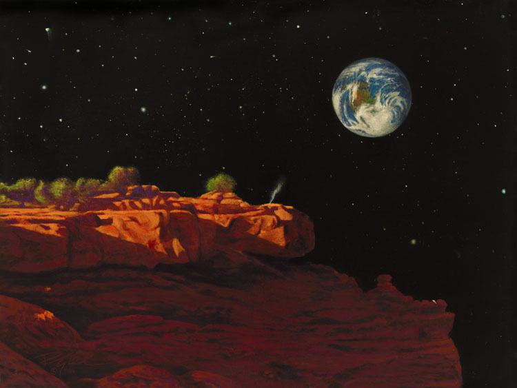 R. Geoffrey Blackburn Space Paintings-Homesick Miners-space_paintings_2