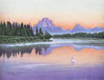 R Geoffrey Blackburn-Tetons oil painting 2