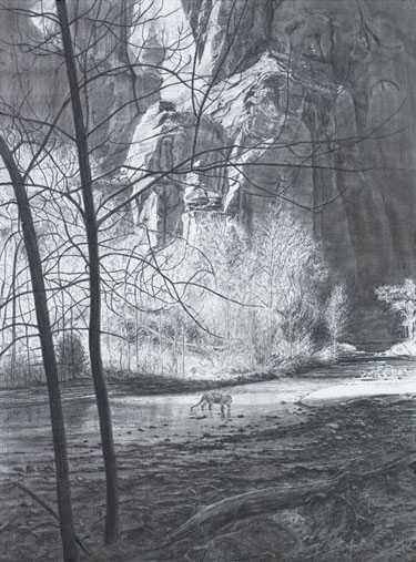 R. Geoffrey Blackburn Zion Park Sketch 1